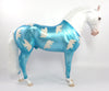 BEAR HUGS- LE-2 WHITE WITH BLUE PAJAMAS DECORATOR ANDALUSIAN MODEL HORSE BY MISSY FOX  PJ20