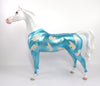 BEAR HUGS LE-2-WHITE WITH BLUE PAJAMAS DECORATOR ARABIAN MODEL HORSE BY MISSY PJ20