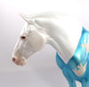 BEAR HUGS - LE-2 WHITE WITH BLUE PAJAMAS DECORATOR HD MODEL HORSE BY MISSY FOX PJ20