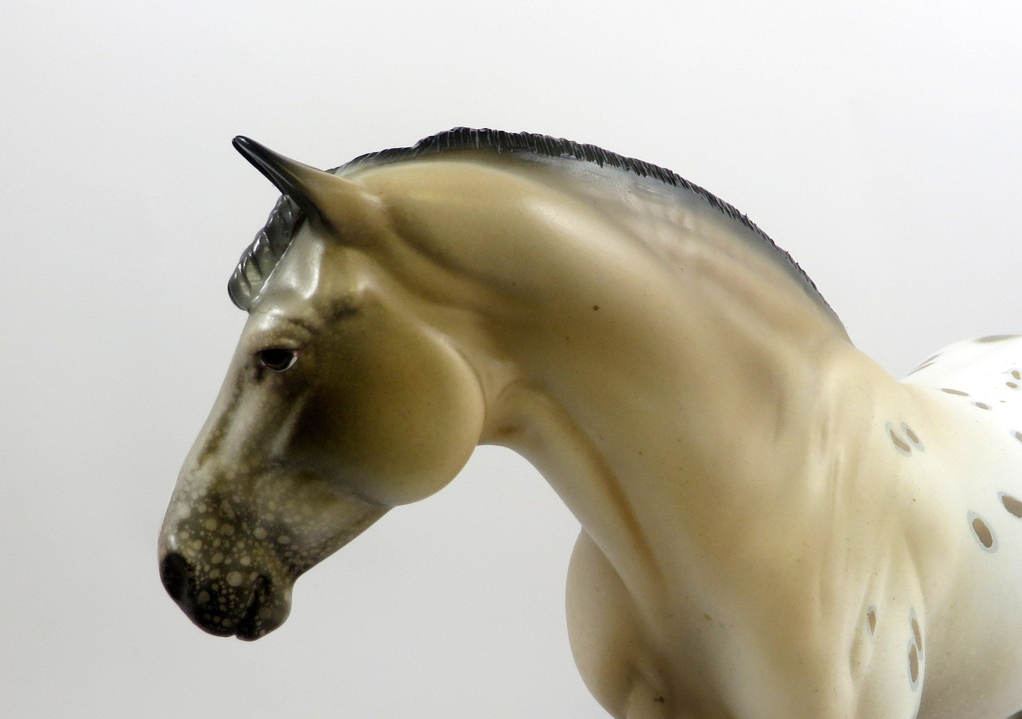 BEATRICE-OOAK PALOMINO CM MANE AND TAIL MODEL HORSE HEAVY DRAT EQ 2019