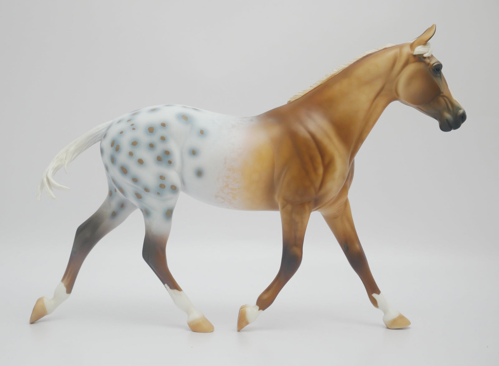 BELIEVE IN MIRACLE-OOAK PALOMINO APPALOOSA PALOUSE MODEL HORSE 3/13/20
