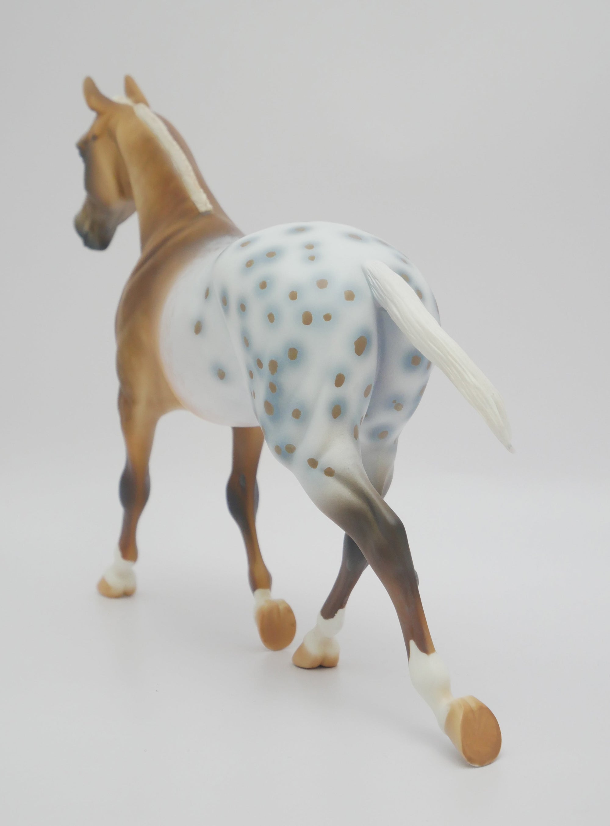 BELIEVE IN MIRACLE-OOAK PALOMINO APPALOOSA PALOUSE MODEL HORSE 3/13/20