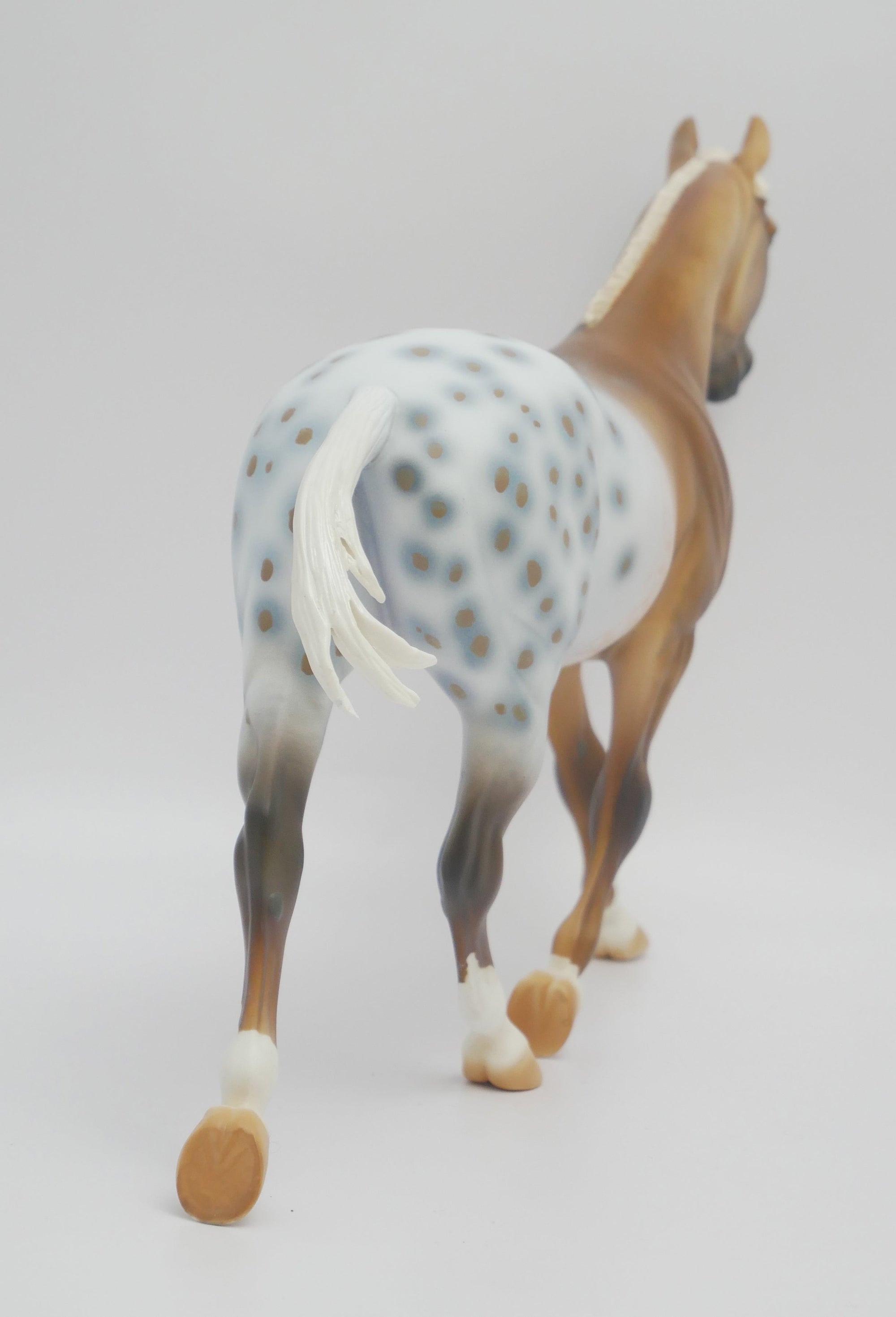 BELIEVE IN MIRACLE-OOAK PALOMINO APPALOOSA PALOUSE MODEL HORSE 3/13/20