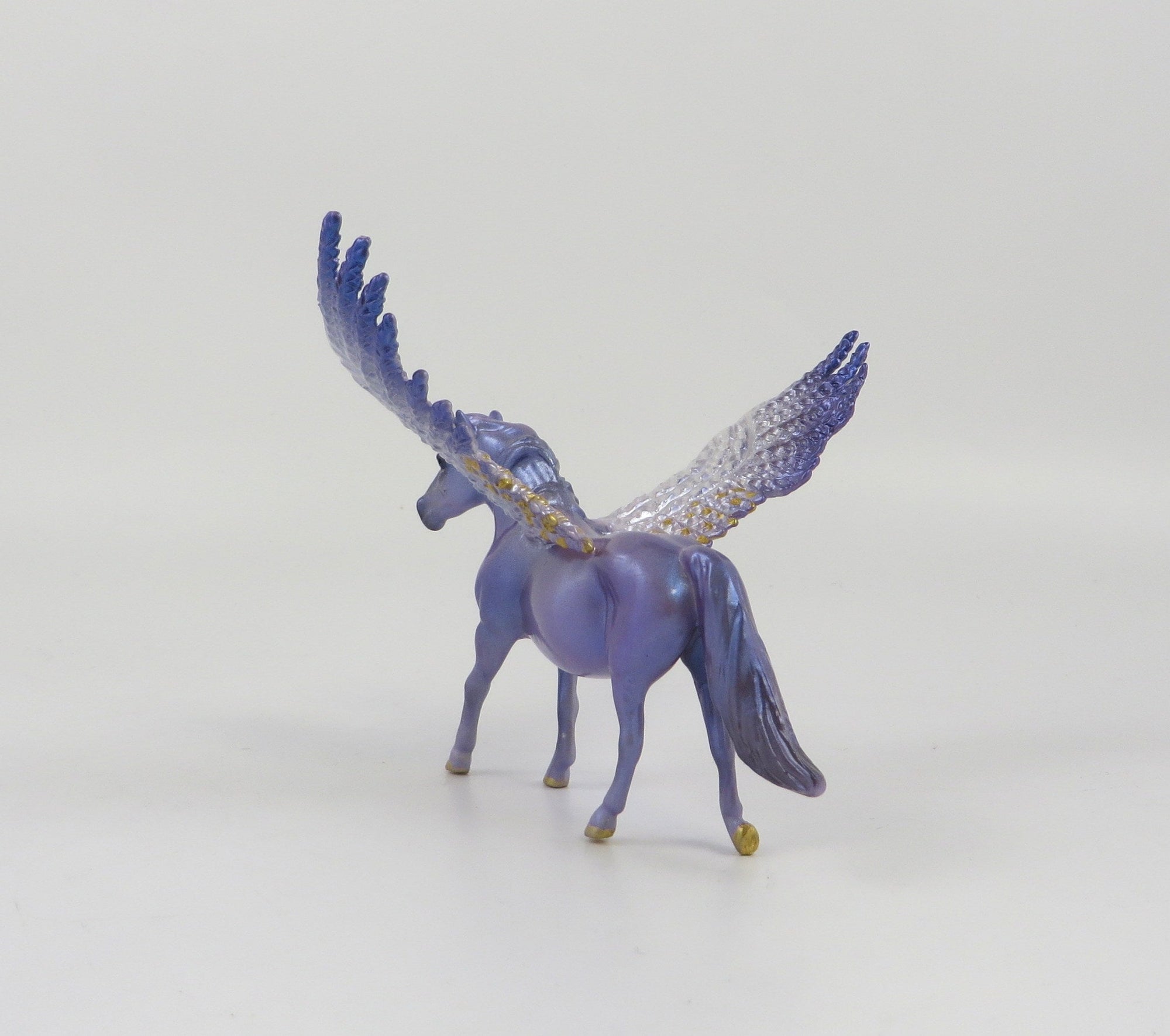 BELLE-OOAK LAVENDER PEGASUS PONY CHIP MODEL HORSE EQ 19
