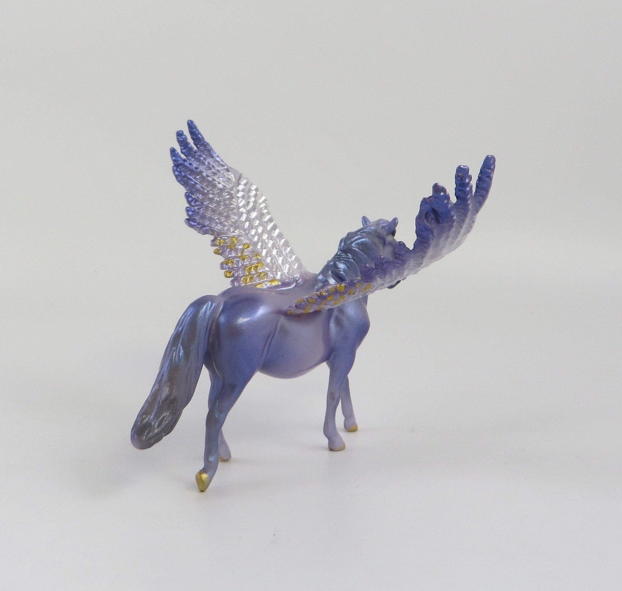 BELLE-OOAK LAVENDER PEGASUS PONY CHIP MODEL HORSE EQ 19