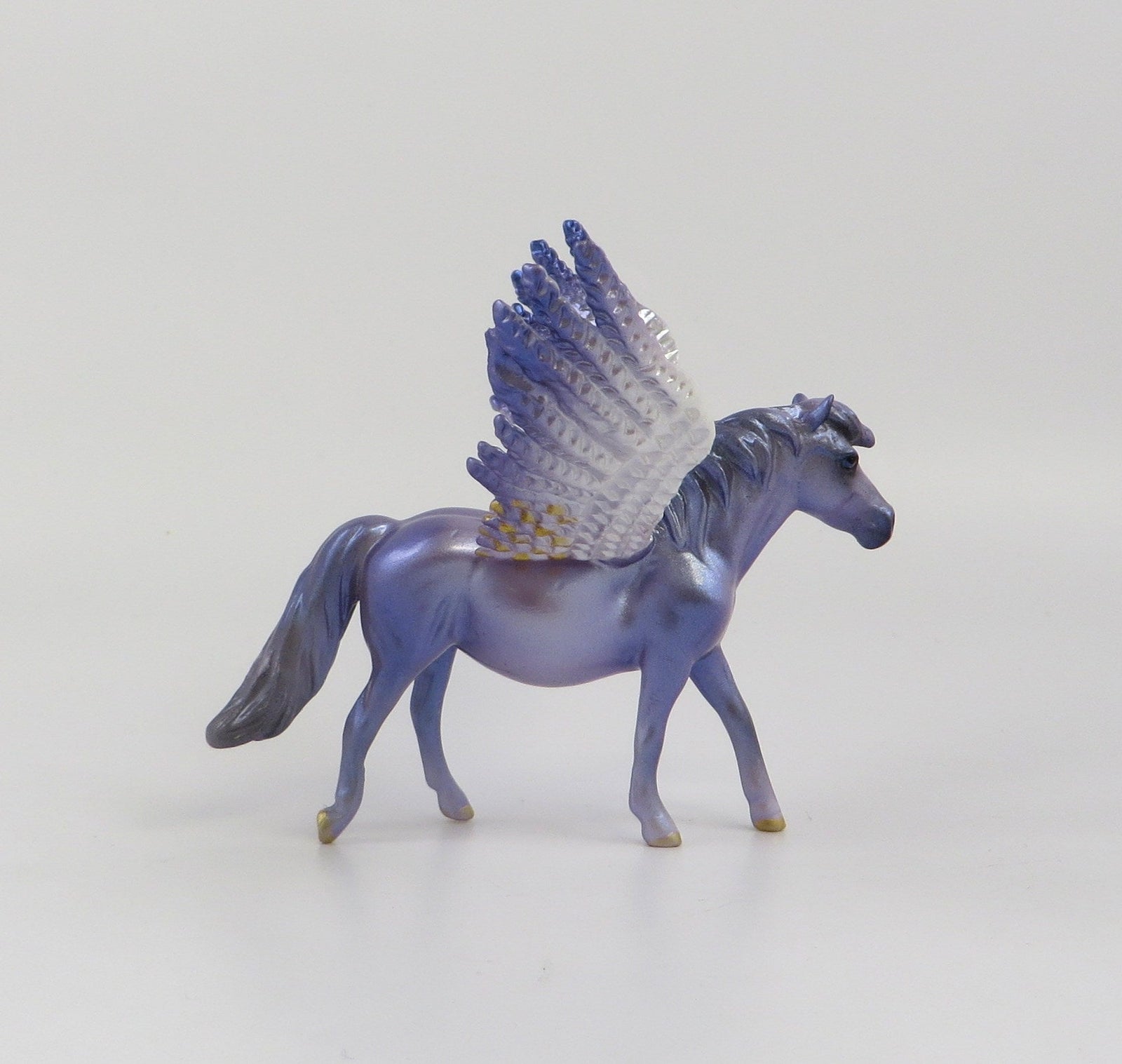 BELLE-OOAK LAVENDER PEGASUS PONY CHIP MODEL HORSE EQ 19