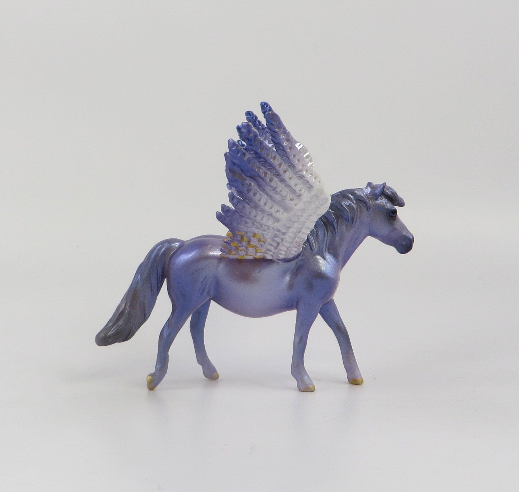 BELLE-OOAK LAVENDER PEGASUS PONY CHIP MODEL HORSE EQ 19