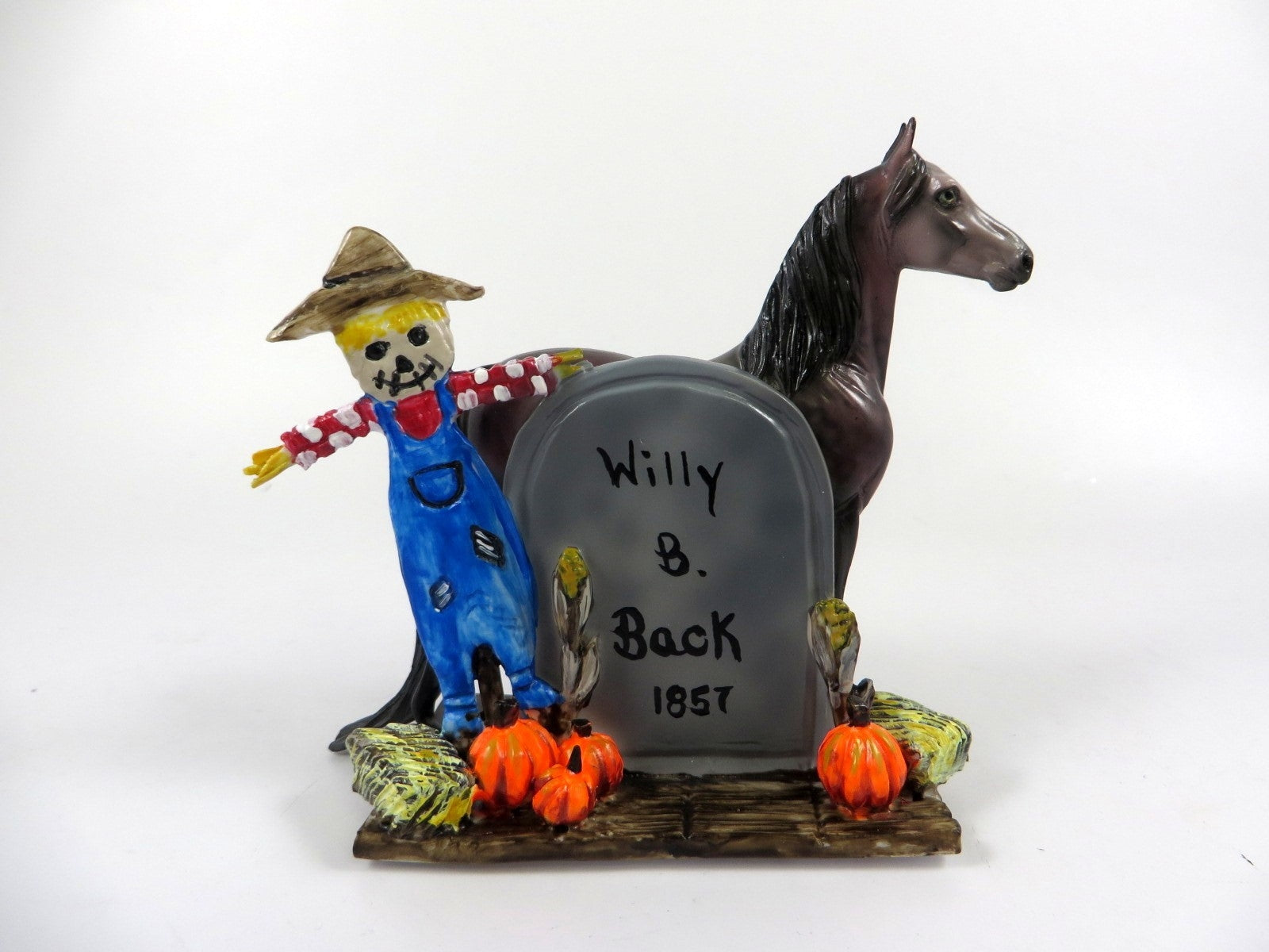 WILLY B. BACK-OOAK DAPPLE ROSE GRAY MORGAN TOMBSTONE CHIP DECORATOR BY DAWN QUICK MM19