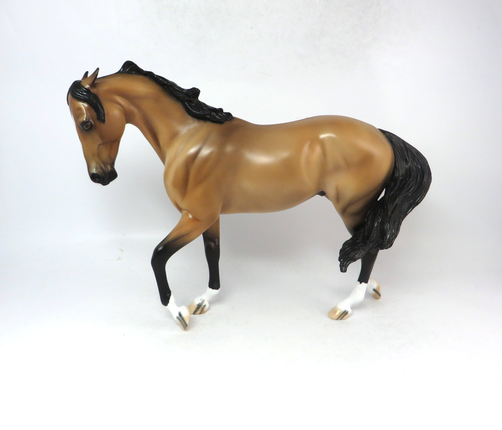 EXPECT VICTORY- OOAK CM BUCKSKIN THOROUGHBRED SB19