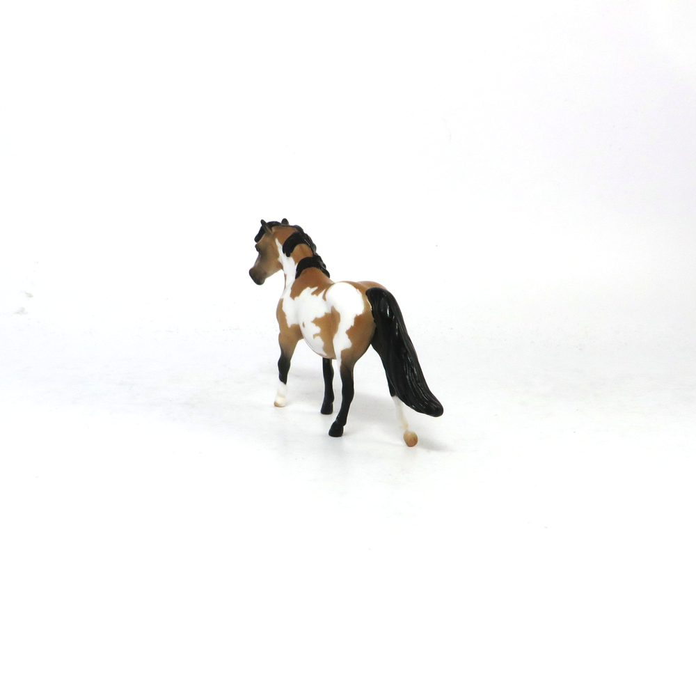 DEAD BALL - OOAK BUCKSKIN OVERO PONY CHIP BY AUDREY DIXON SB19