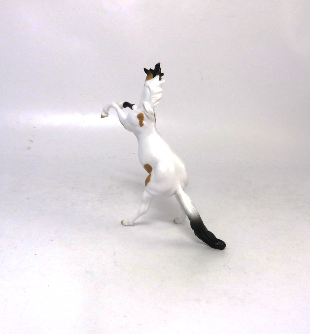 JERSEY - OOAK BUCKSKIN TOBIANO REARING CHIP BY AUDREY DIXON SB19