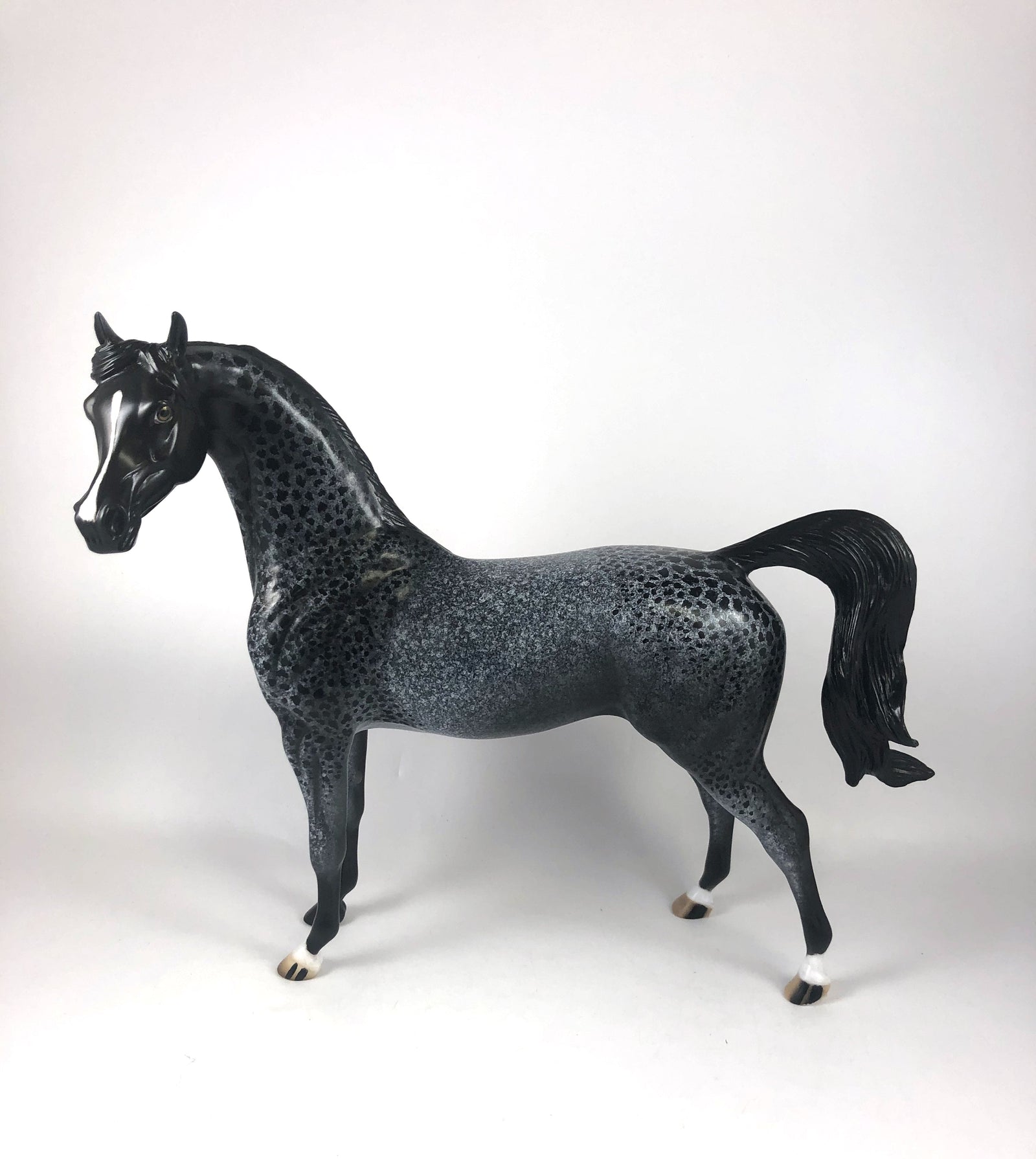 GHOULS BEST FRIEND -OOAK BLUE ROAN CM ARAB BY AL KATT MM19