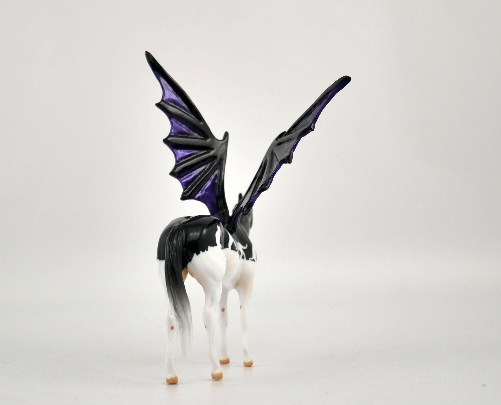 Black Cats-OOAK Stock Horse Bat Chip By Audrey Dixon MM 2020