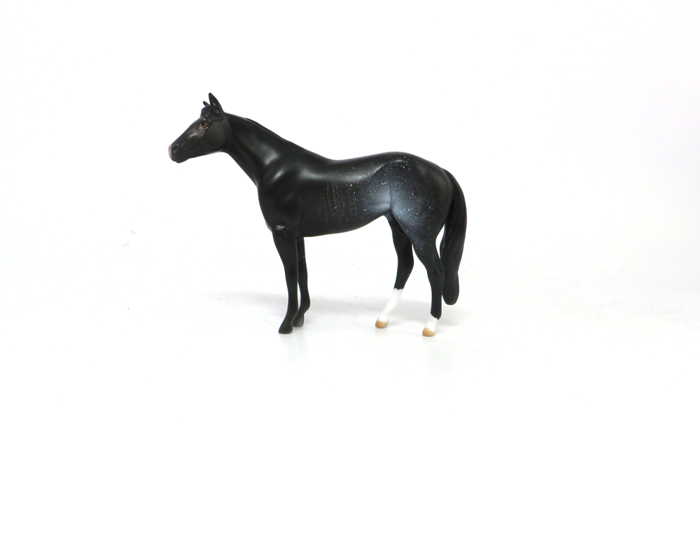 TAILGATING-OOAK- BLACK RABICANO STOCK CHIP BY AUDREY DIXON SB19