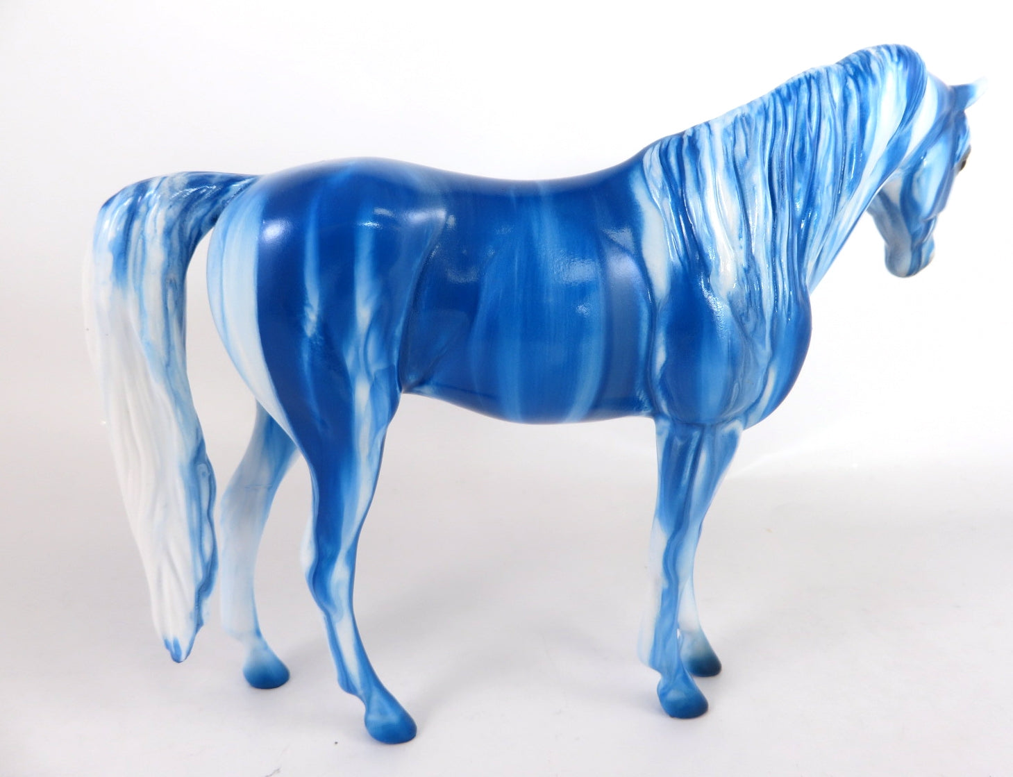 BLUE RASPBERRY RIBBON CANDY - OOAK RIBBON CANDY ARABIAN MARE PEBBLES BY MISSY FOX WHS19