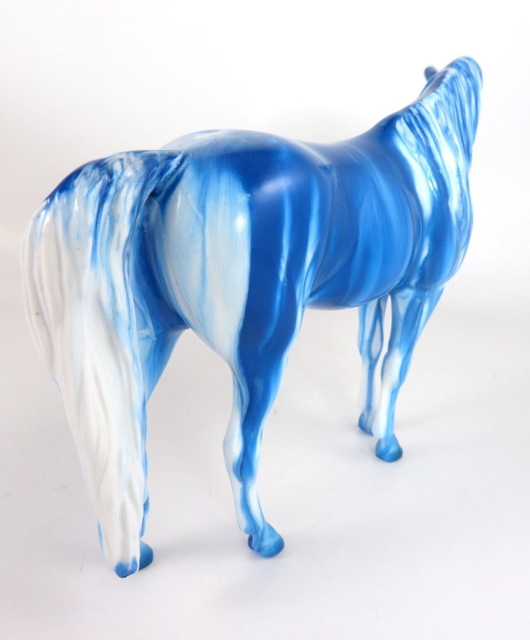 BLUE RASPBERRY RIBBON CANDY - OOAK RIBBON CANDY ARABIAN MARE PEBBLES BY MISSY FOX WHS19