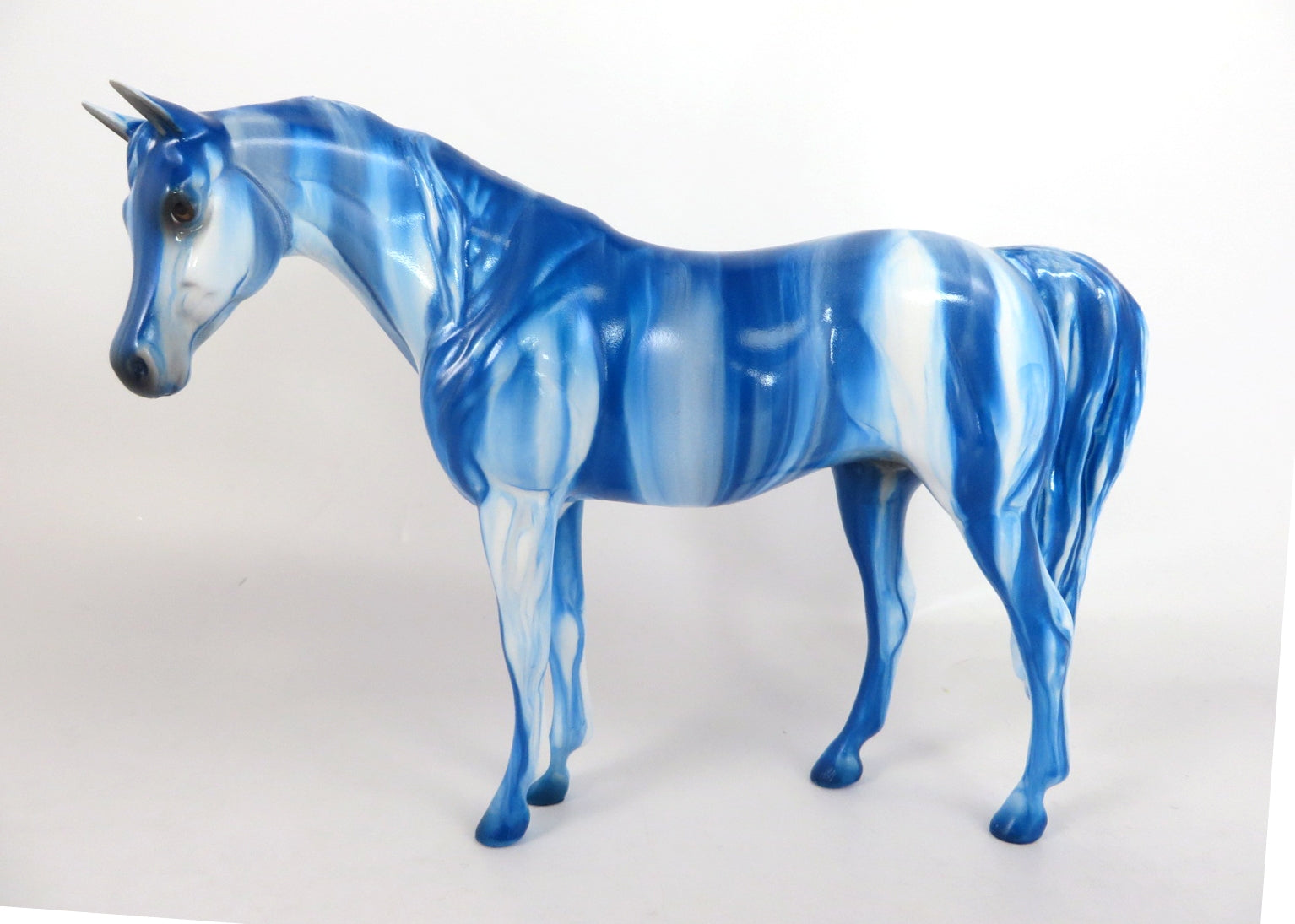 BLUE RASPBERRY RIBBON CANDY - OOAK RIBBON CANDY ARABIAN MARE PEBBLES BY MISSY FOX WHS19