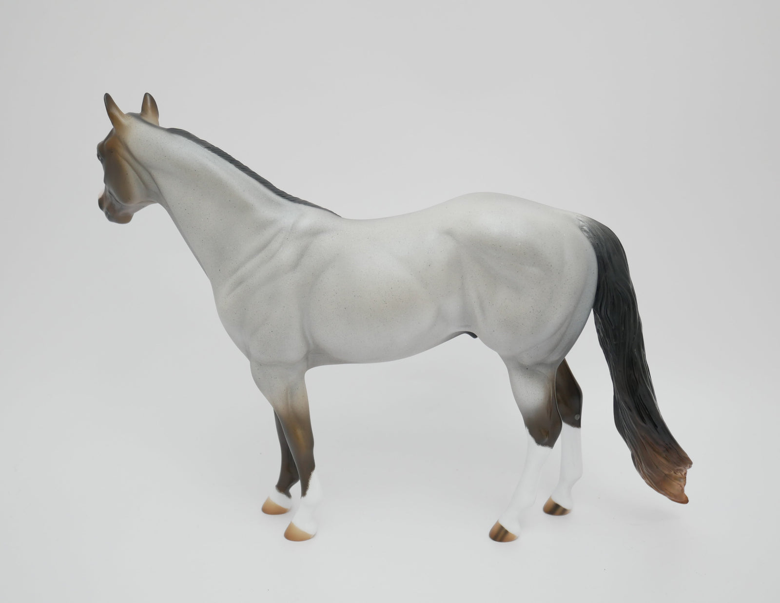 BLUE SKIES-OOAK ROAN ISH MODEL HORSE 3/12/20