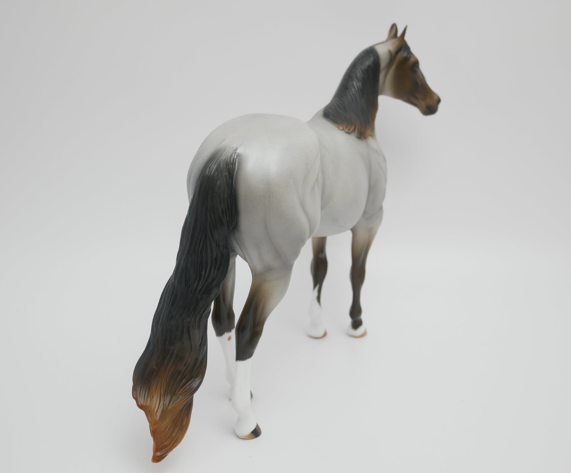 BLUE SKIES-OOAK ROAN ISH MODEL HORSE 3/12/20