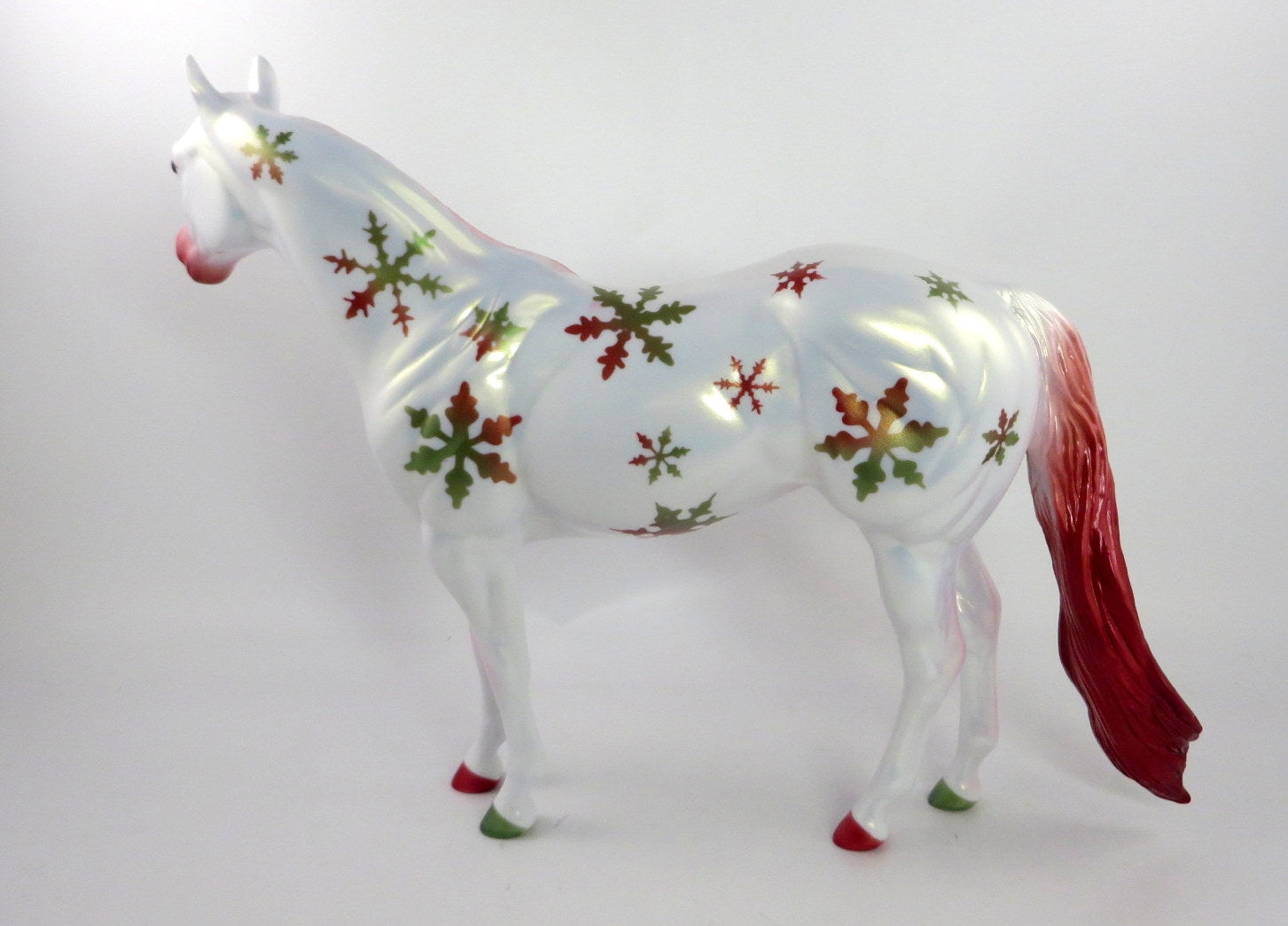 BLUSTERY MORNING - OOAK SNOWFLAKE CHRISTMAS DECORATOR BY MISSY FOX WHS19