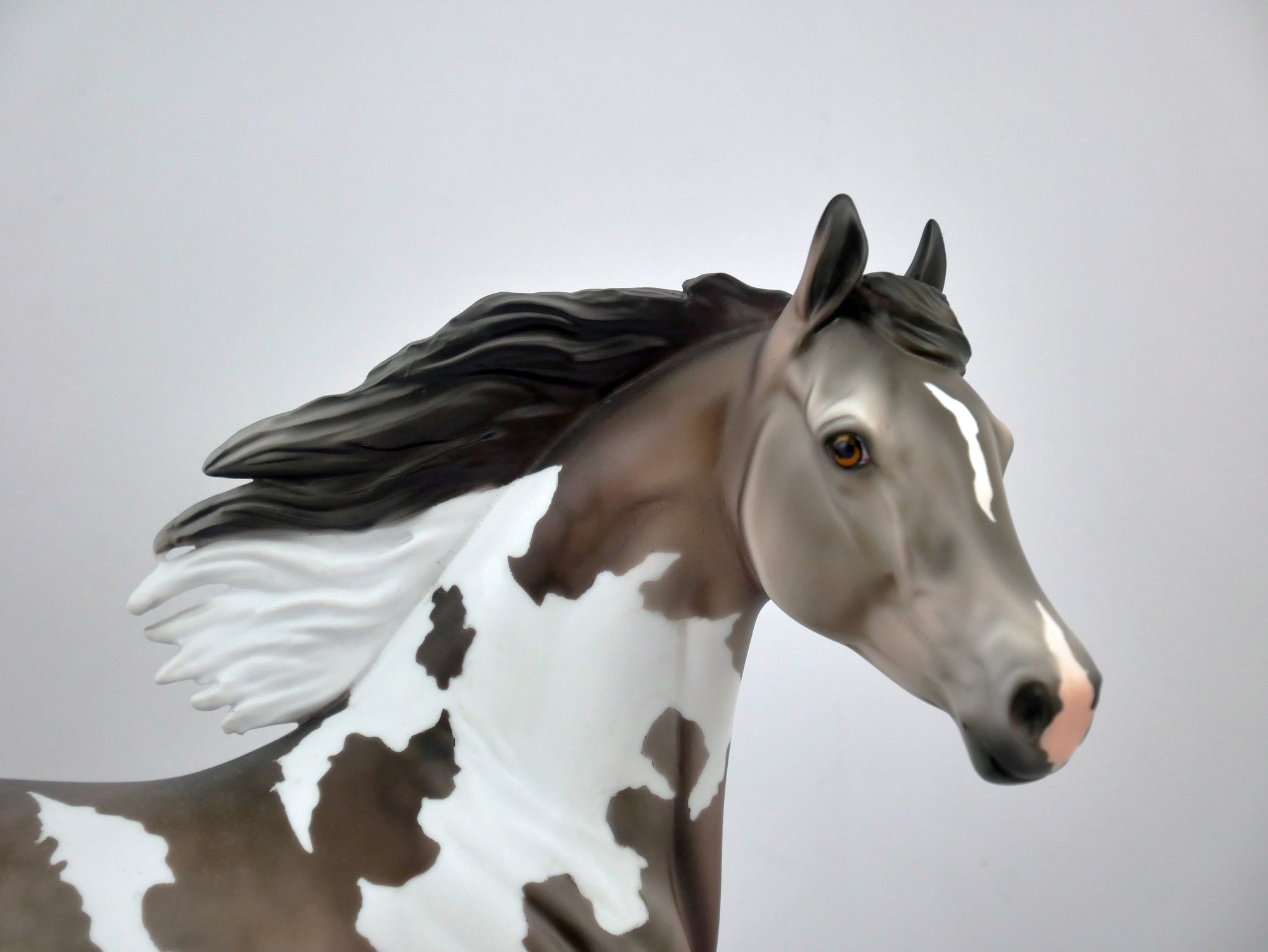 BOLE&#39;-OOAK ROSE GREY PINTO ARABIAN MARE BY DAWN QUICK