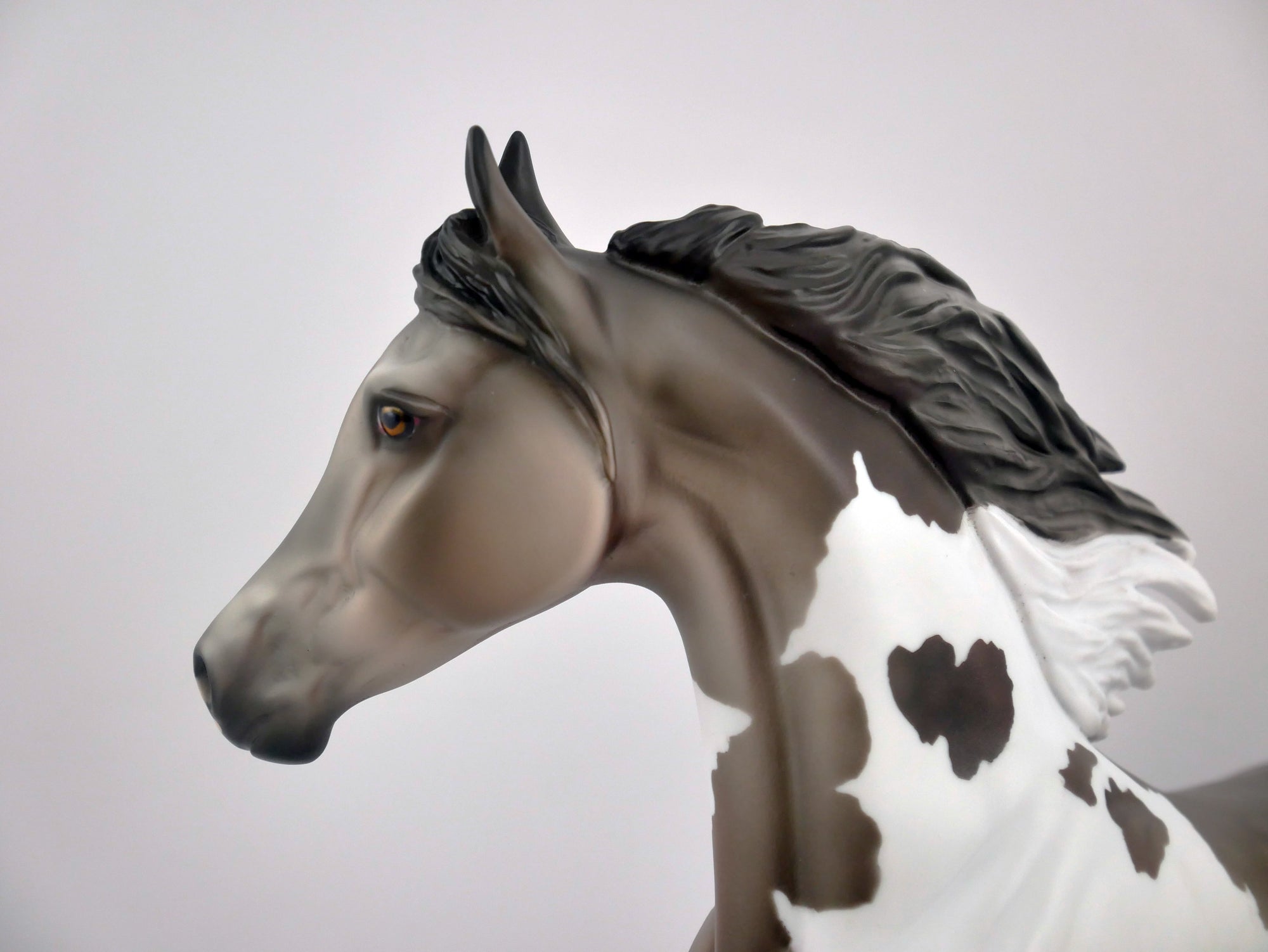 BOLE&#39;-OOAK ROSE GREY PINTO ARABIAN MARE BY DAWN QUICK