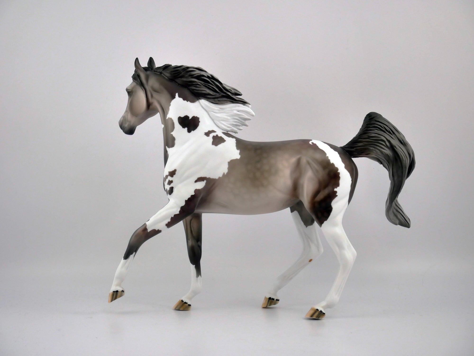BOLE&#39;-OOAK ROSE GREY PINTO ARABIAN MARE BY DAWN QUICK