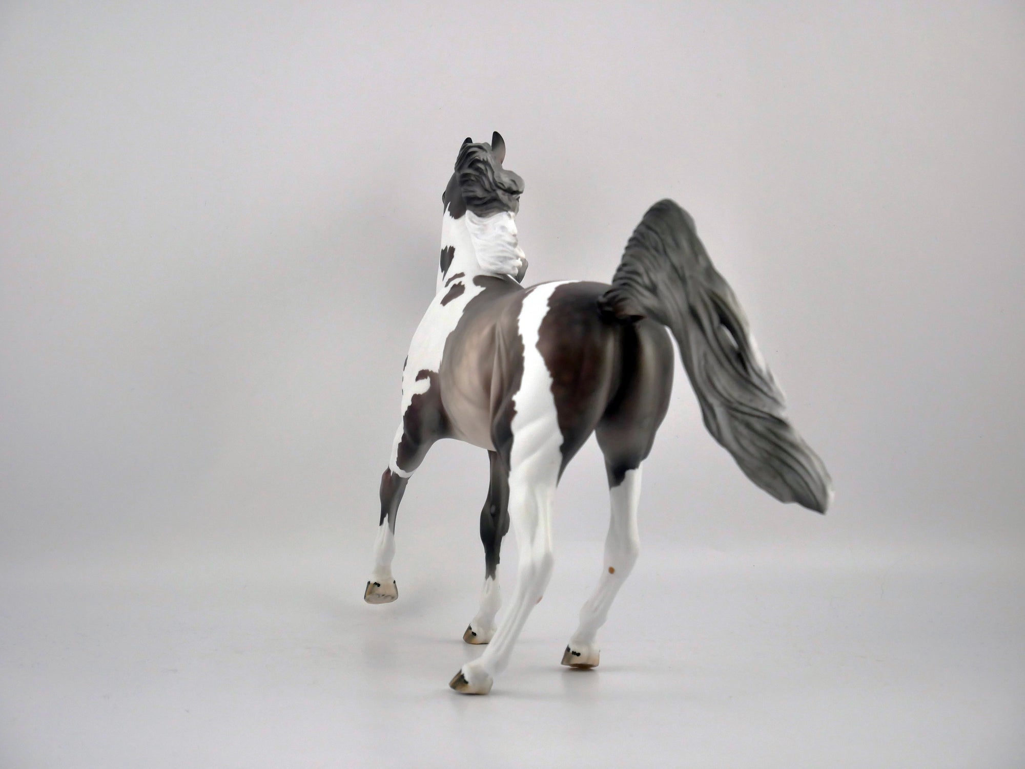BOLE&#39;-OOAK ROSE GREY PINTO ARABIAN MARE BY DAWN QUICK