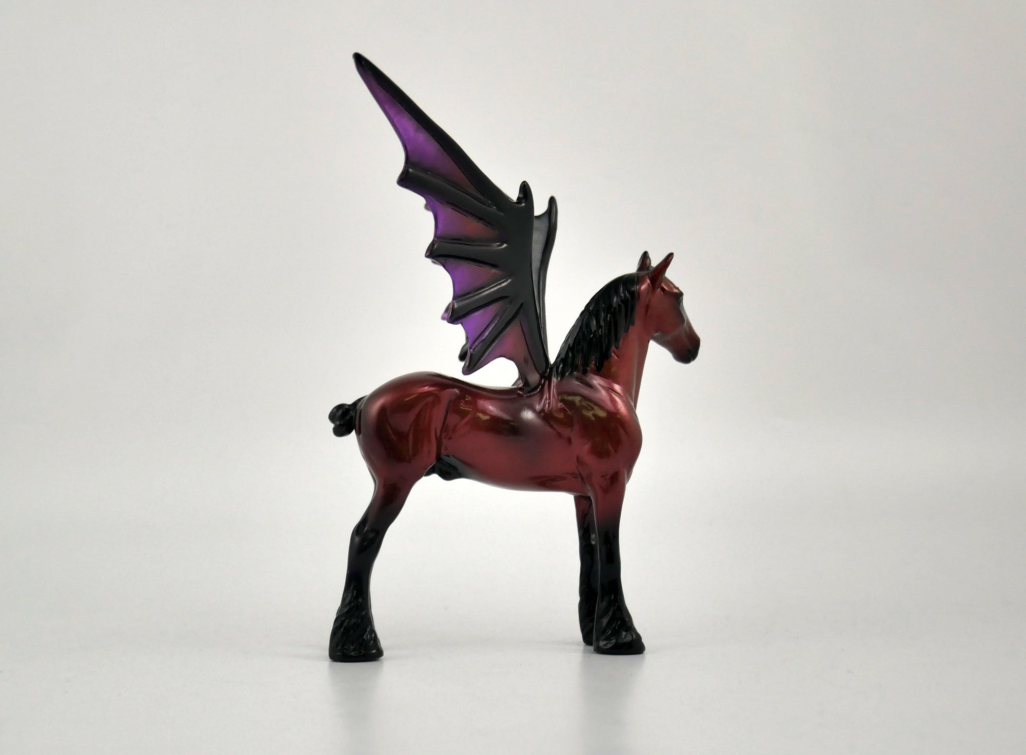 Bones and Roses-OOAK Standing Draft Bat Chip