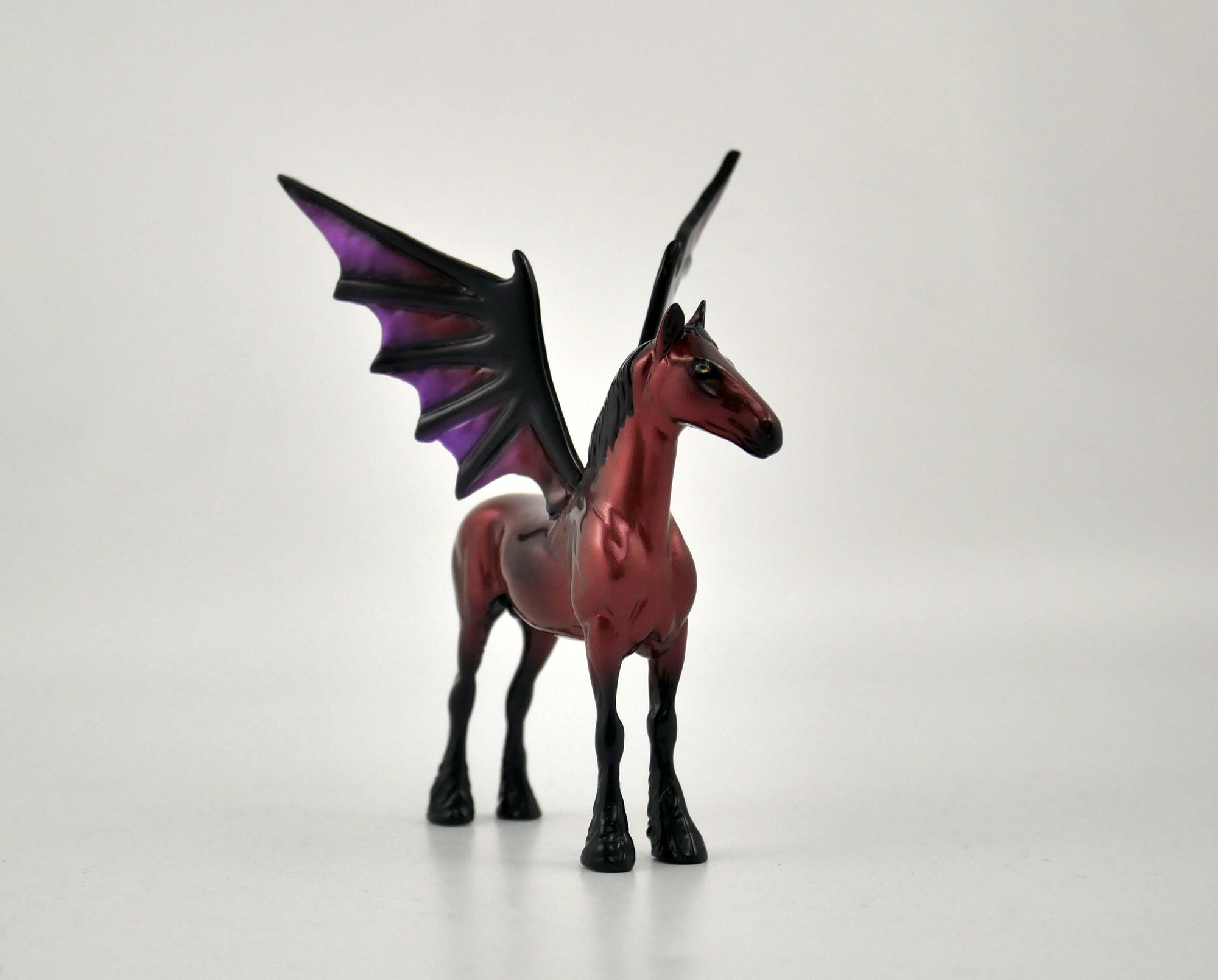 Bones and Roses-OOAK Standing Draft Bat Chip