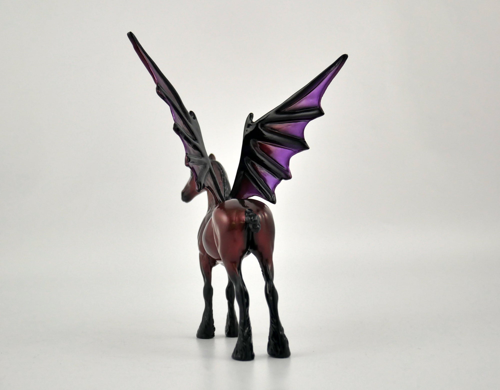 Bones and Roses-OOAK Standing Draft Bat Chip