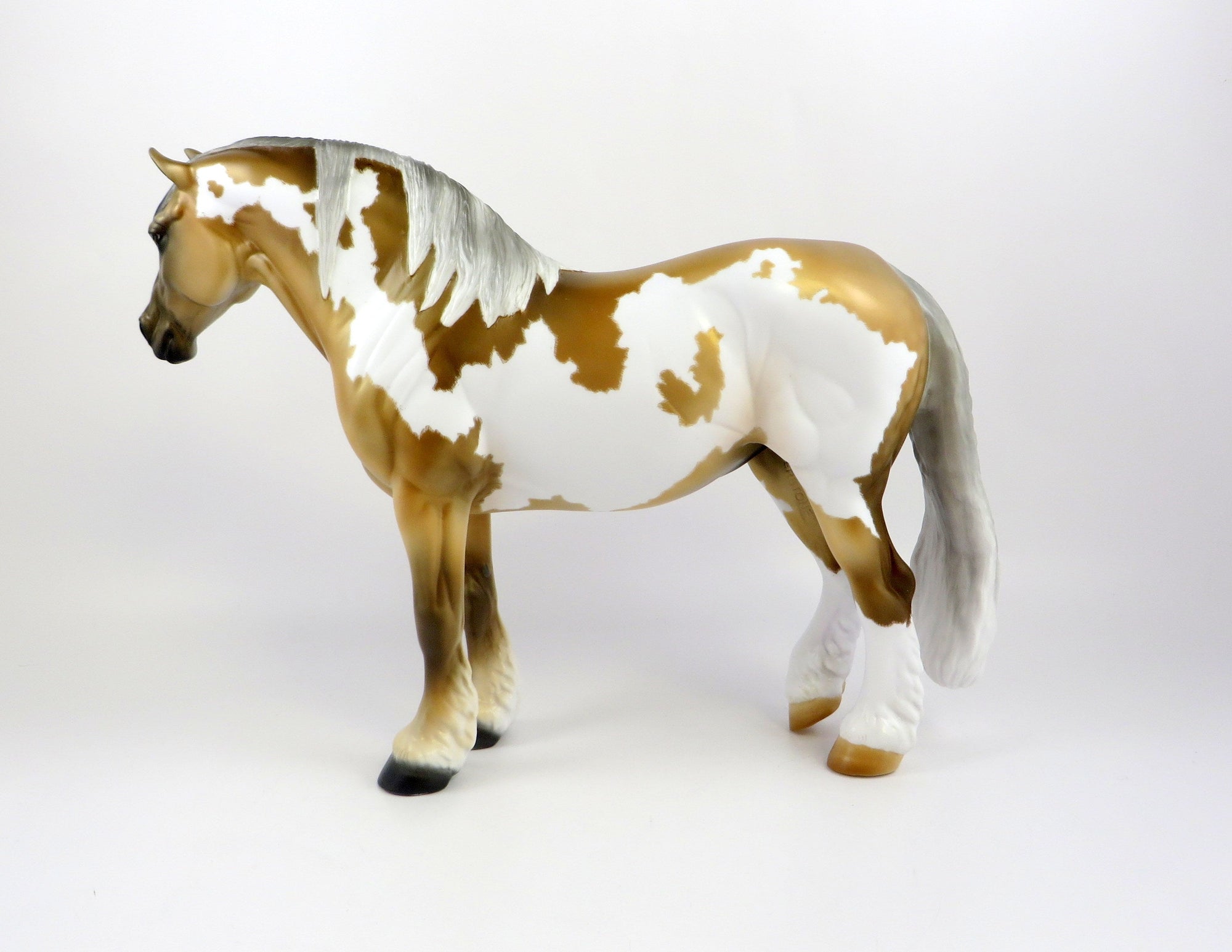 BOZHENA-OOAK SOOTY PALOMINO OVERO BUNNY MODEL HORSE EQ 19