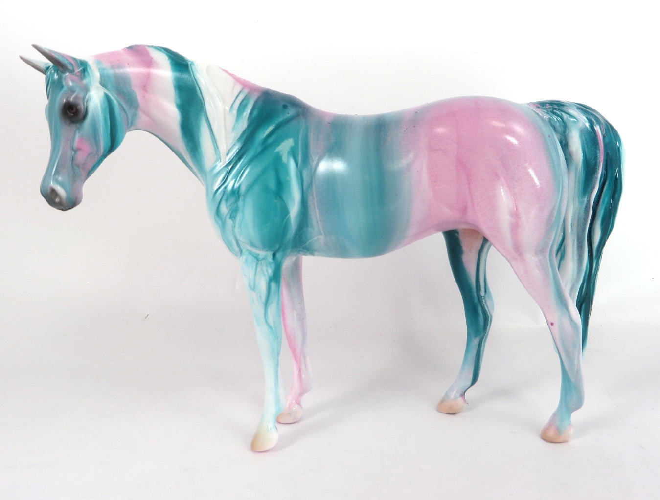 BUBBLE GUM RIBBON CANDY - OOAK RIBBON CANDY ARABIAN MARE PEBBLES BY MISSY FOX WHS19
