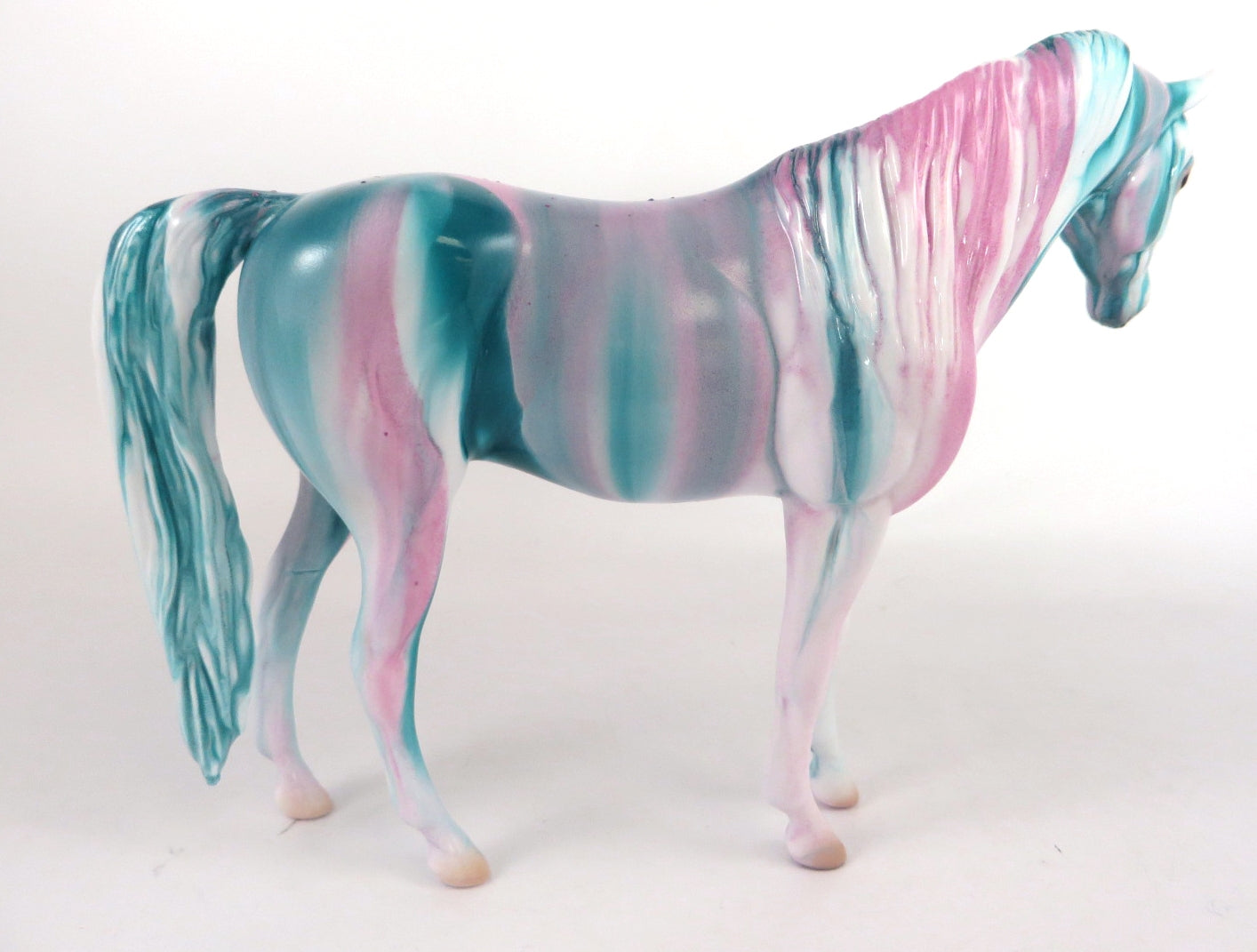 BUBBLE GUM RIBBON CANDY - OOAK RIBBON CANDY ARABIAN MARE PEBBLES BY MISSY FOX WHS19