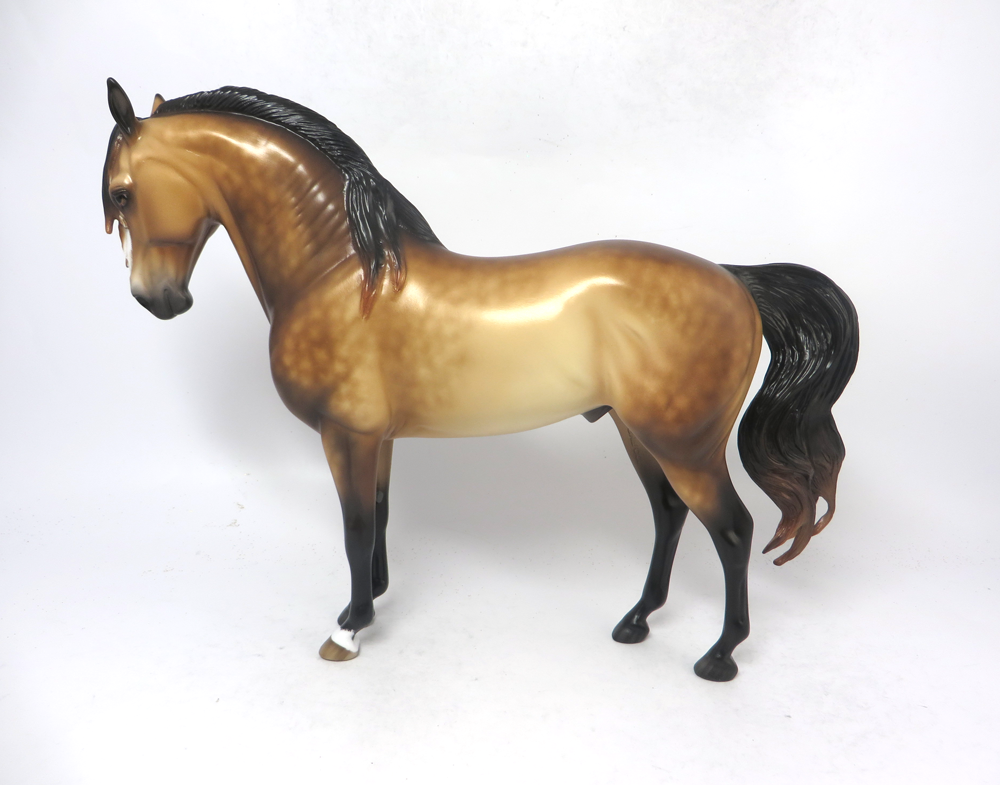 REVERE- OOAK DAPPLED BUCKSKIN ANDY CUSTOM  SHERYL LEISURE 2-20-19