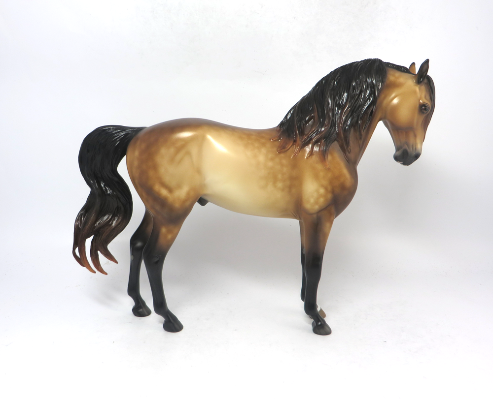 REVERE- OOAK DAPPLED BUCKSKIN ANDY CUSTOM  SHERYL LEISURE 2-20-19