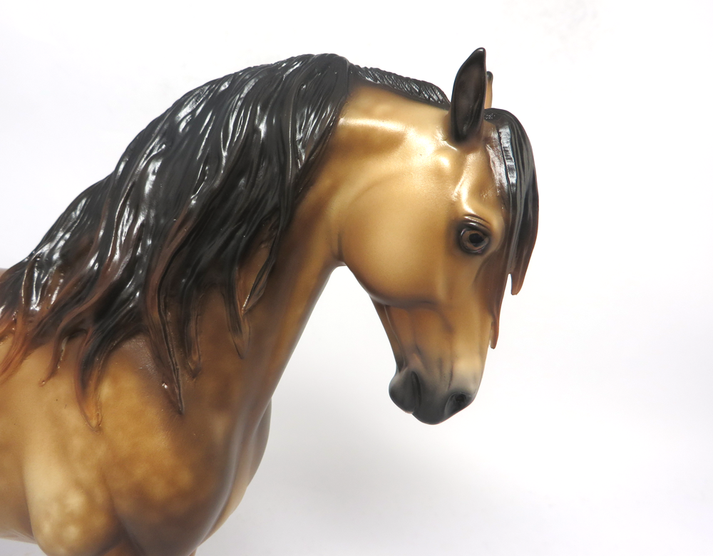 REVERE- OOAK DAPPLED BUCKSKIN ANDY CUSTOM  SHERYL LEISURE 2-20-19