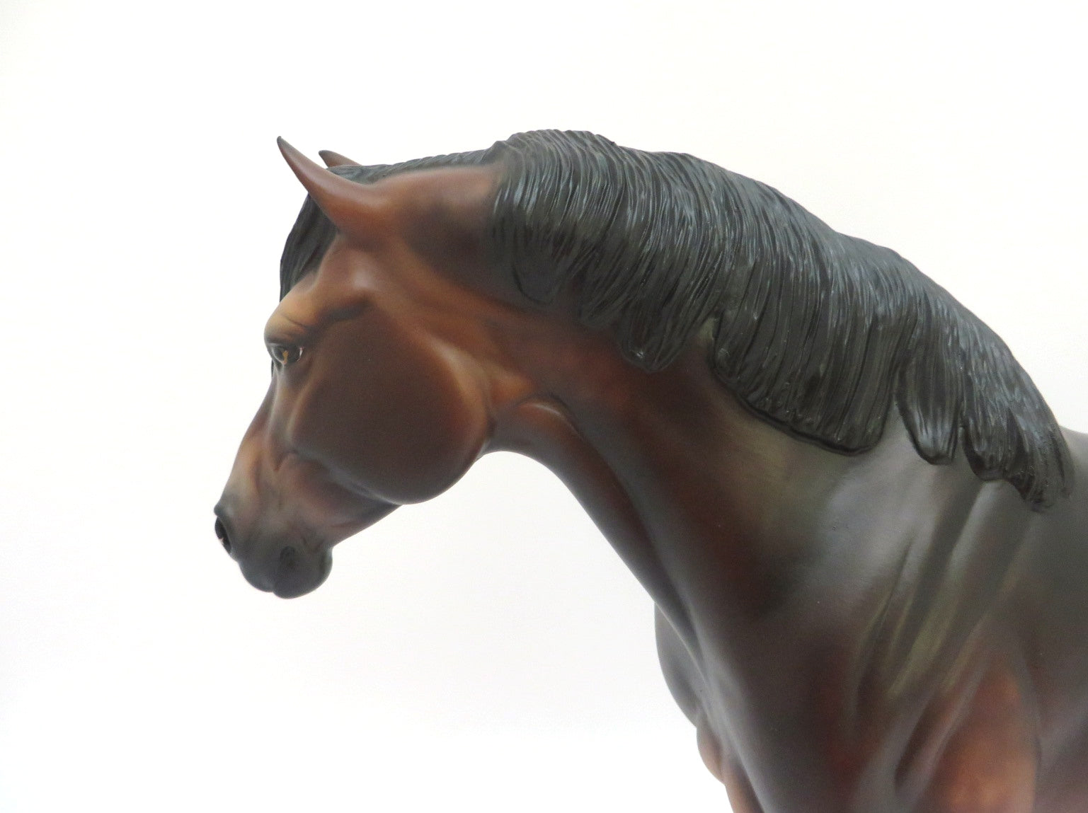 BUENA ONDA-OOAK STAR DAPPLE DRAFT MARE MODEL HORSE BY SHERYL LEISURE 3/11/20