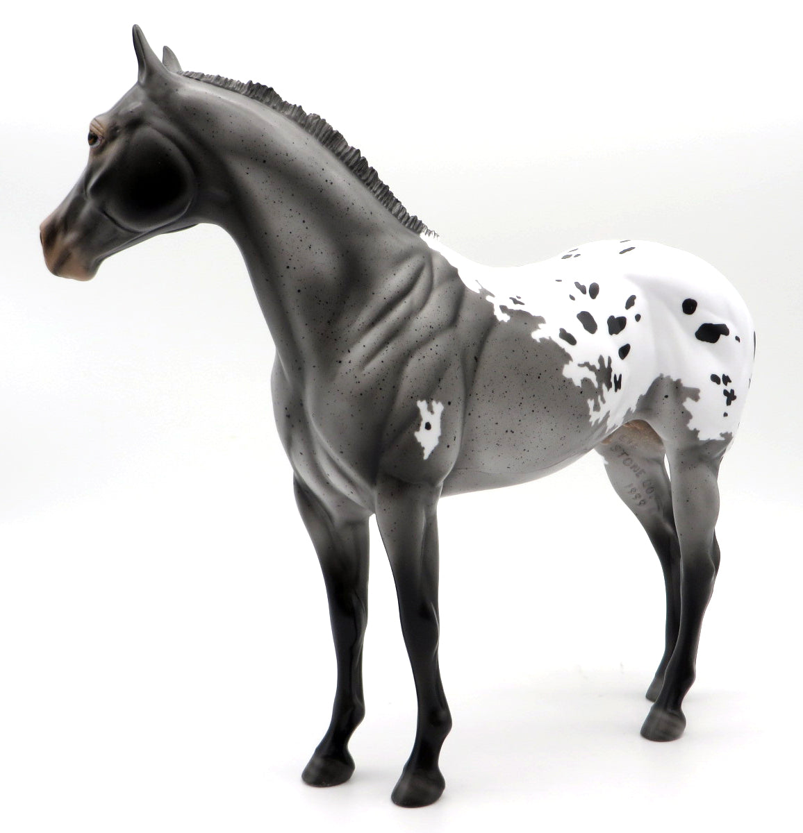 Buffalo Bill - OOAK Varnish Roan Appaloosa ISH by Carrie - MM 2021