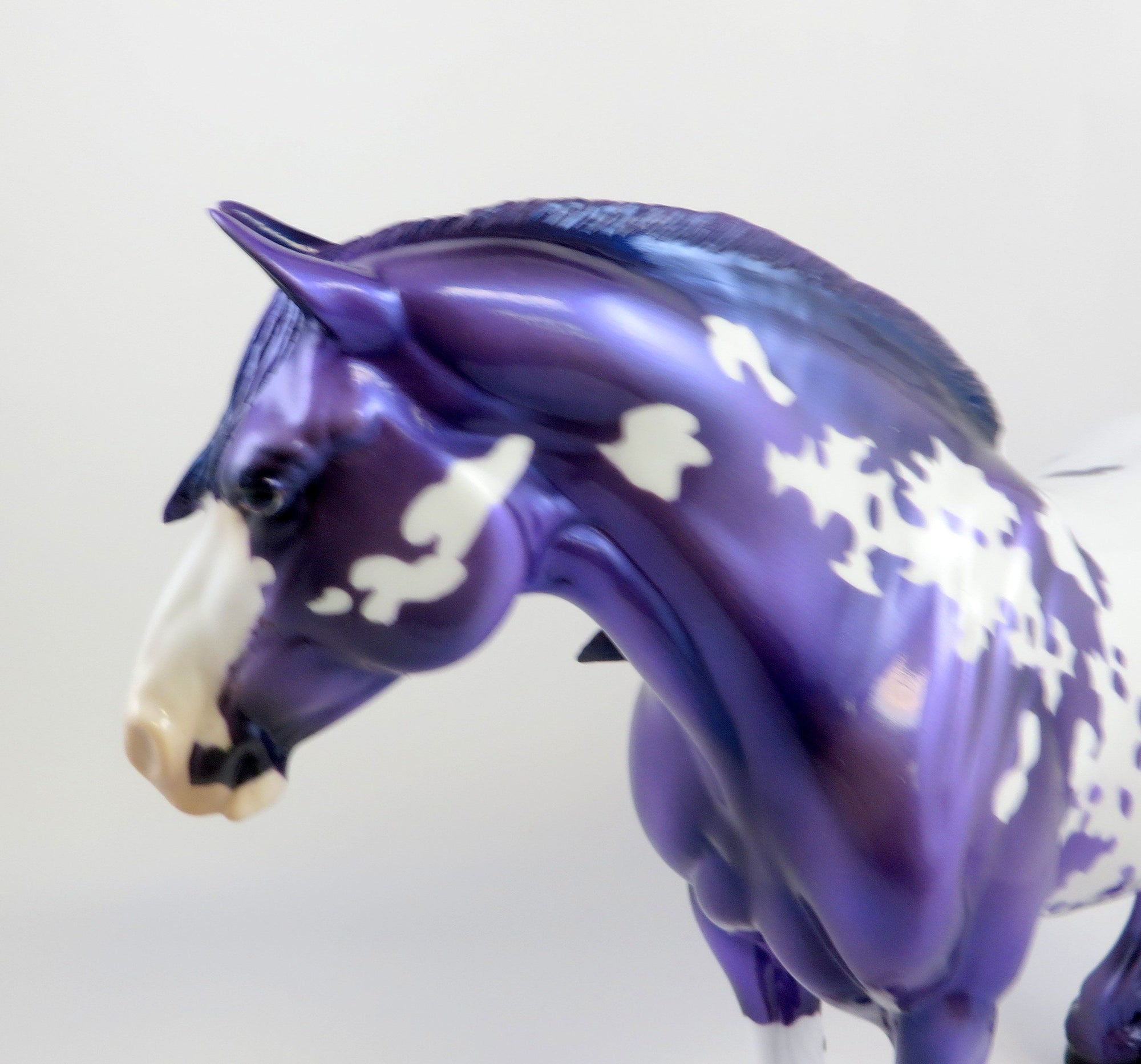 AMETHYST BUNNY-OOAK MODEL HORSE EQ 19