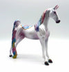 Butterfly Rainbow - OOAK Saddlebred Pebble by Jas Fanning