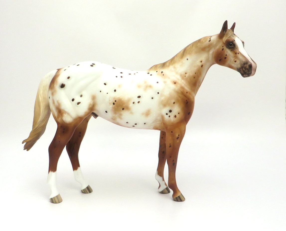 CA TE DIT - OOAK CHESTNUT APPALOOSA ISH BY SHERYL LEISURE 3/4/20