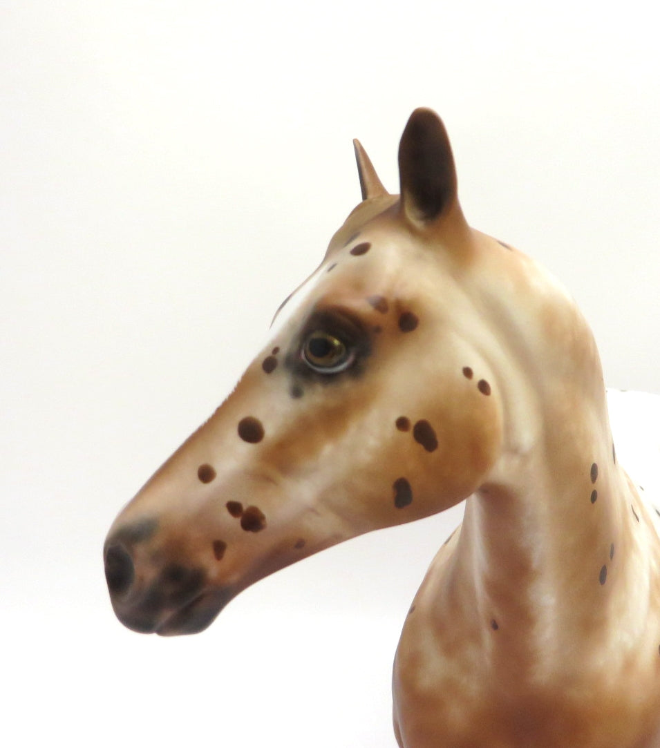 CA TE DIT - OOAK CHESTNUT APPALOOSA ISH BY SHERYL LEISURE 3/4/20