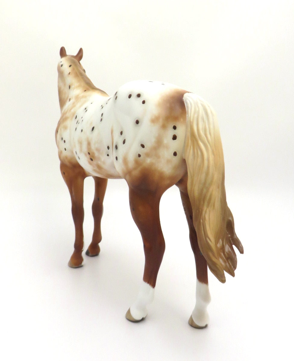 CA TE DIT - OOAK CHESTNUT APPALOOSA ISH BY SHERYL LEISURE 3/4/20