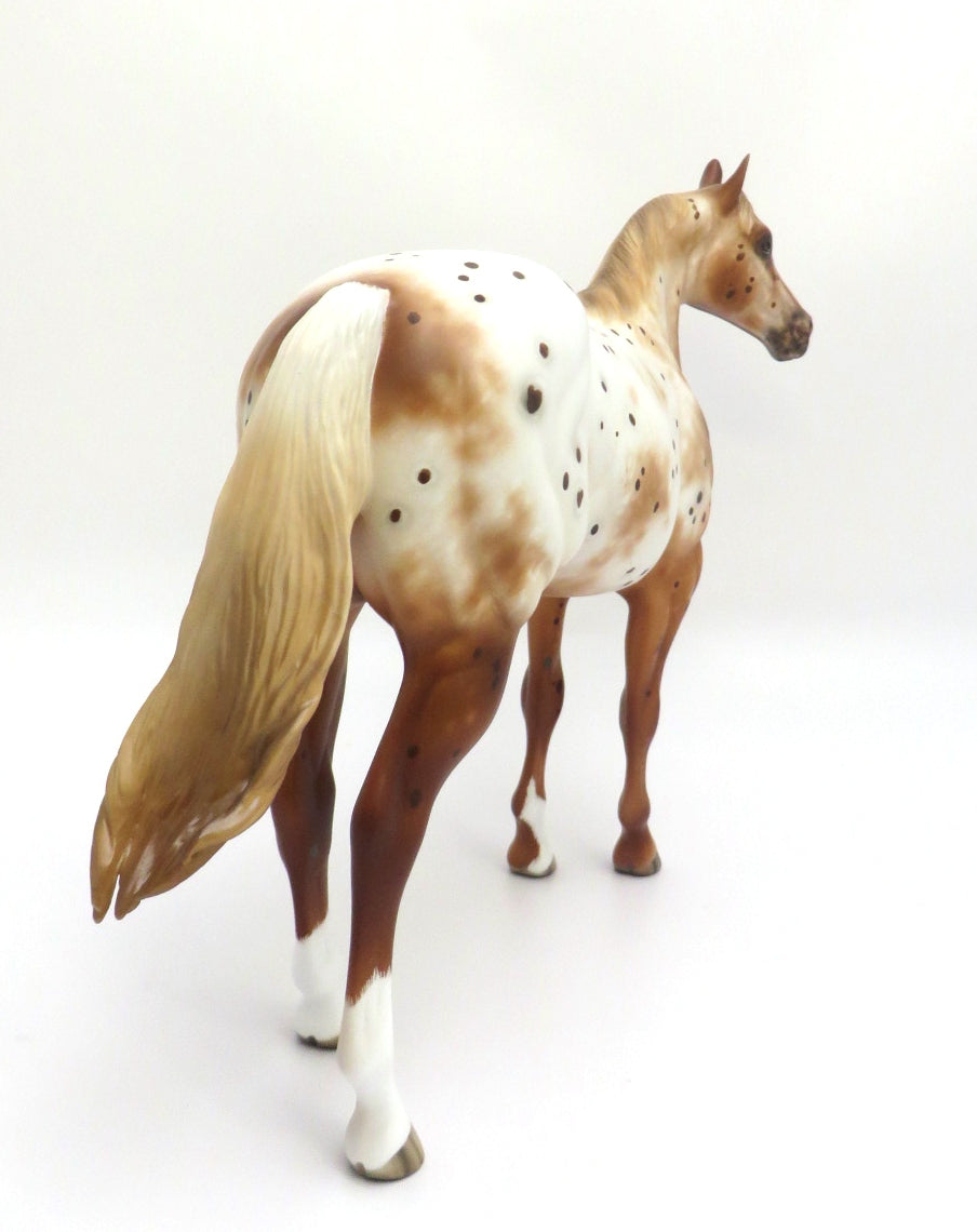 CA TE DIT - OOAK CHESTNUT APPALOOSA ISH BY SHERYL LEISURE 3/4/20