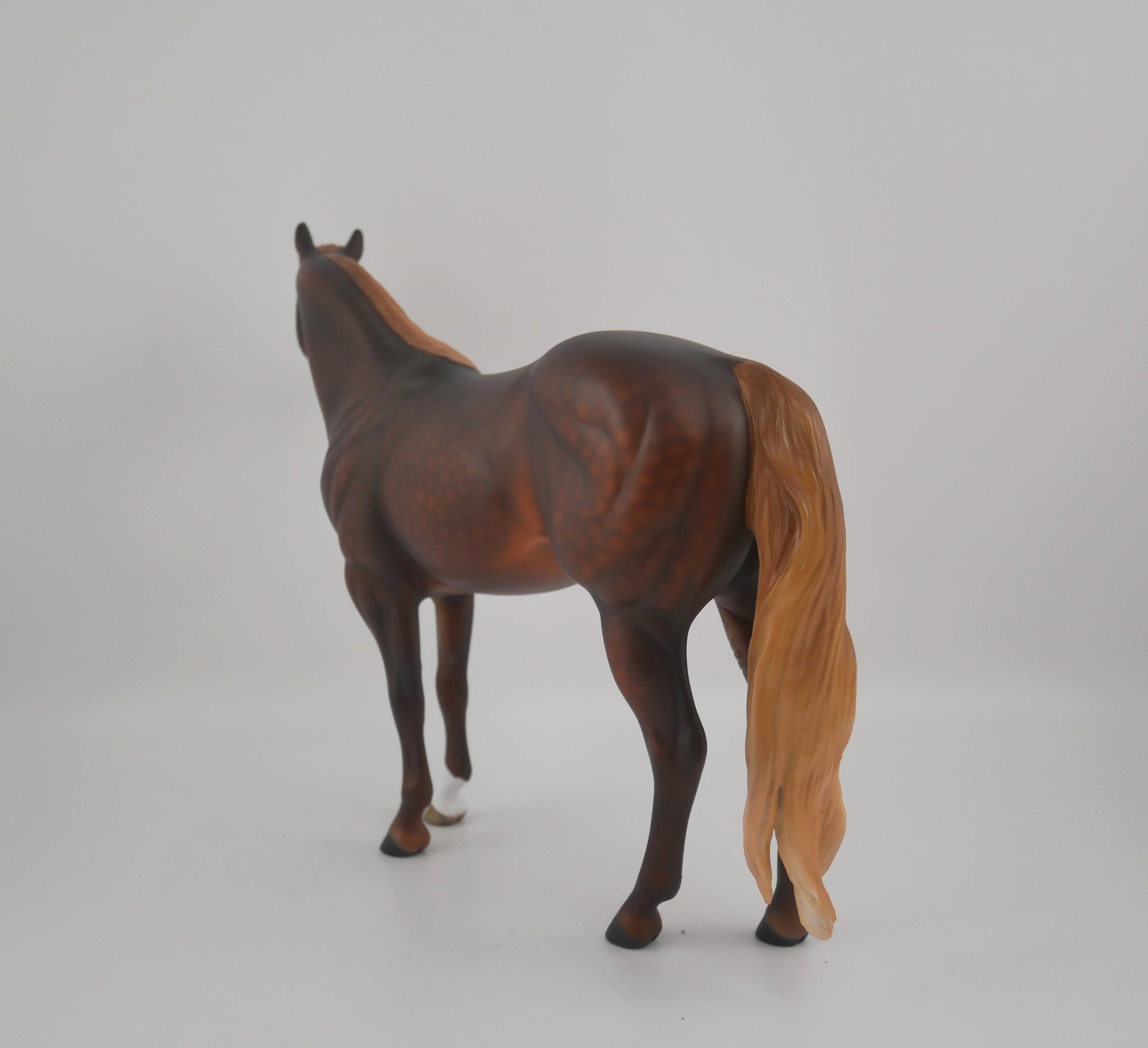 Caland-OOAK Dapple Chestnut ISH By Sheryl Leisure