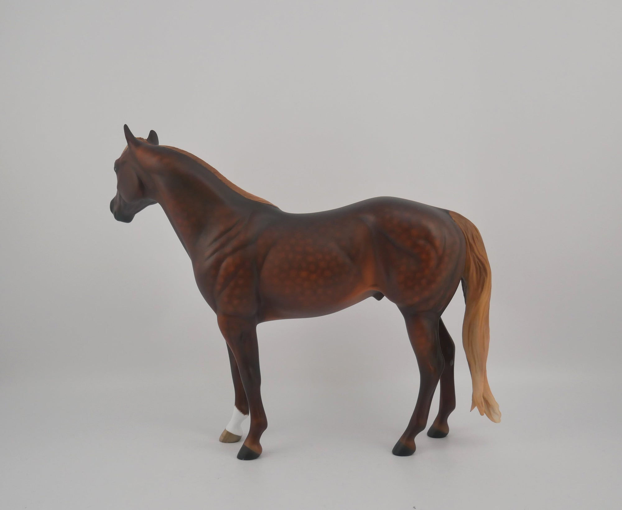 Caland-OOAK Dapple Chestnut ISH By Sheryl Leisure