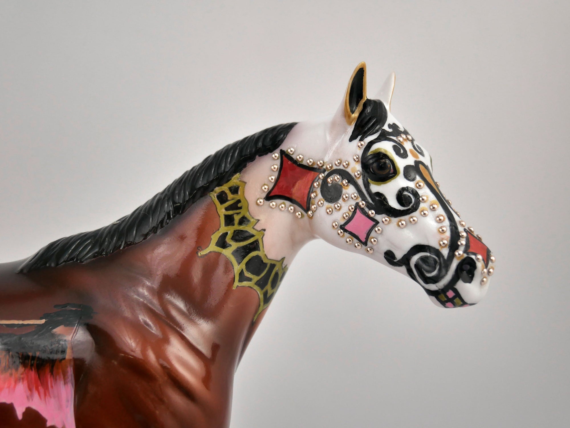 Calderon- OOAK Sugar Skull Ideal Stock Horse By Dawn Quick  MM 2020