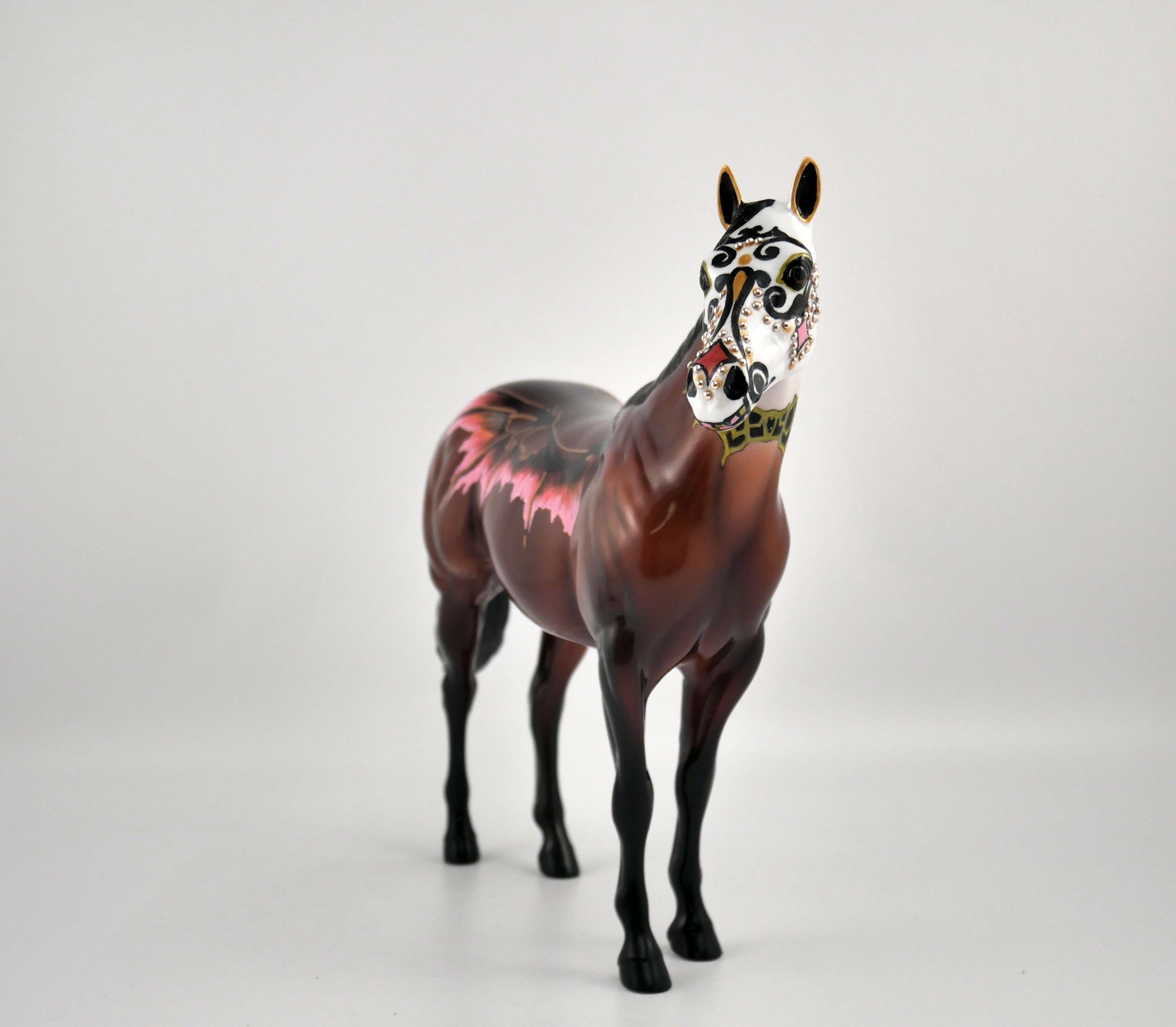 Calderon- OOAK Sugar Skull Ideal Stock Horse By Dawn Quick  MM 2020