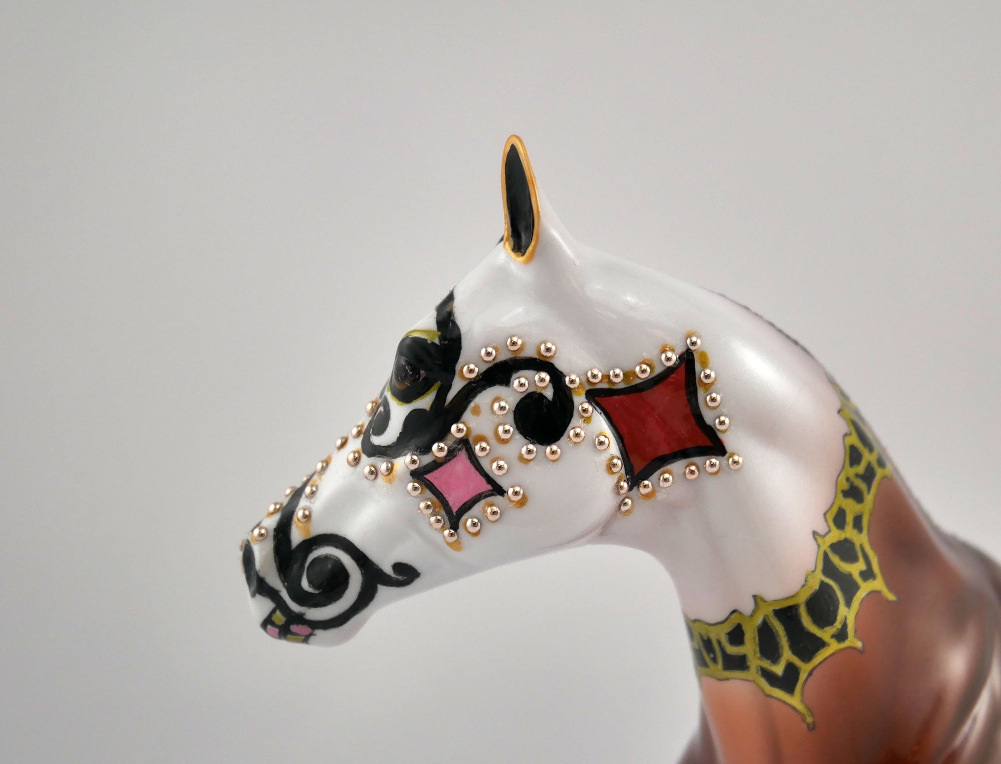 Calderon- OOAK Sugar Skull Ideal Stock Horse By Dawn Quick  MM 2020